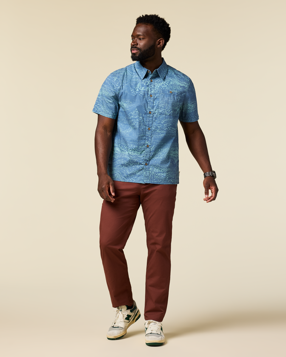 Estival Button Up Shirt - Print - Men's